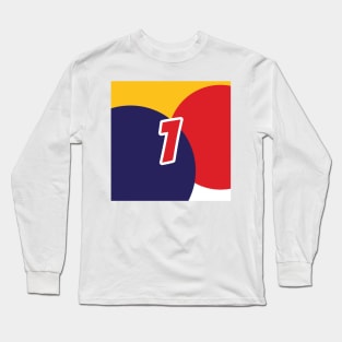 Max Verstappen Coloured Circles - Driver Number Long Sleeve T-Shirt